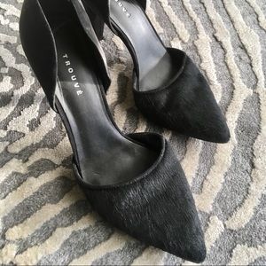 Trouve Fur Calf Hair Pump